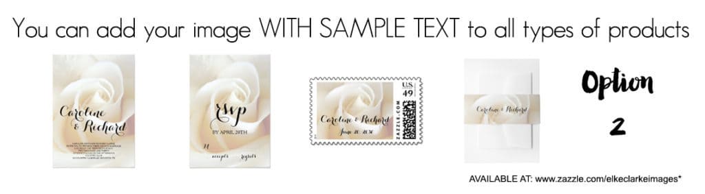 Create Products like a Matching Wedding Invitation Set to Sell Your Art and Photos Online on Zazzle