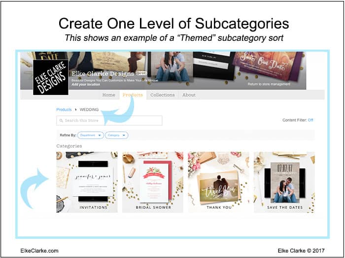 Add One Layer of Subcategories