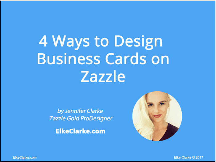 4 Ways to Design Business Cards on Zazzle Jen and Elke Clarke