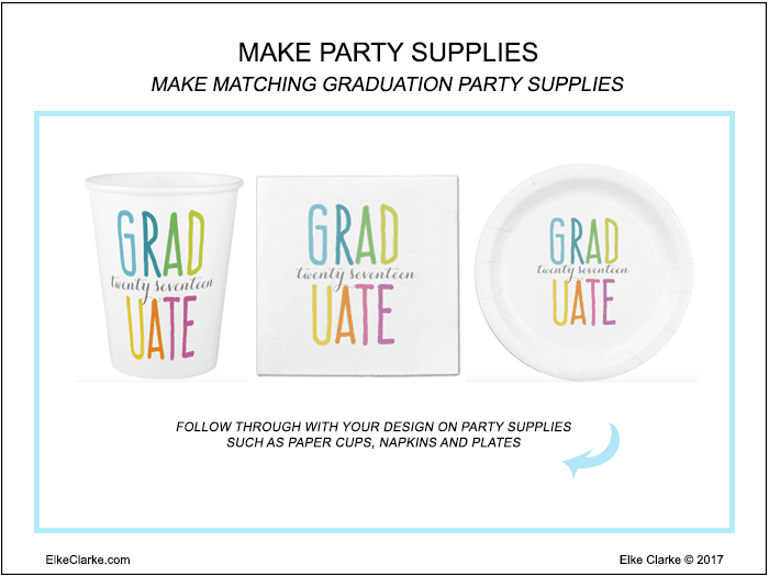Make Graduation Party Supplies