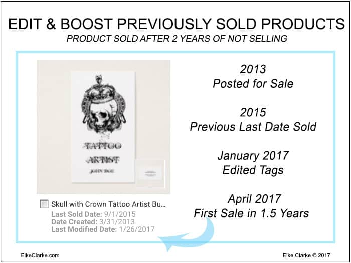 Boost Visibility of Previously Sold Zazzle Product by Editing Tags and Title