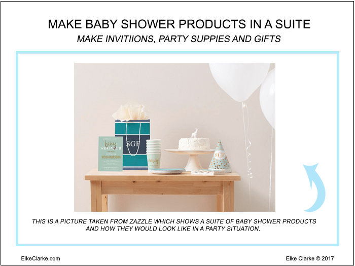 Make Baby Shower Products In A Suite