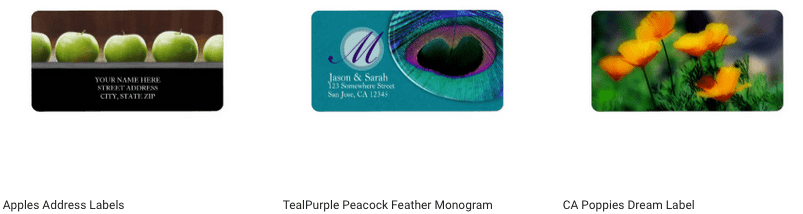 Use Your Artwork to Design Address Labels on Zazzle