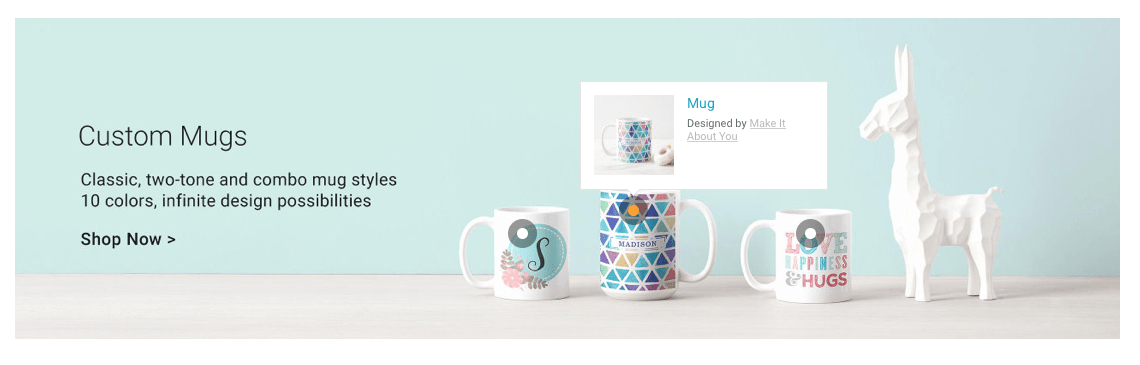 The designer behind the brand "You Two Creations" is a 30 Day Profit Plan Course member. Recently the designer's coffee mug design was featured on the Zazzle home page. 