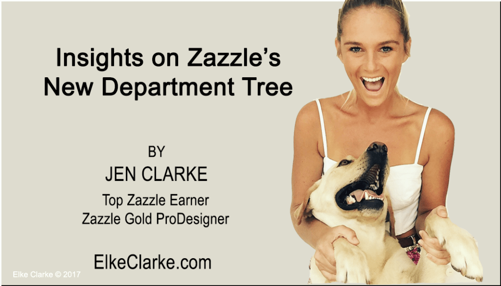 Insights on Zazzle's New Department Tree by Jen Clarke Gold ProDesigner on Zazzle