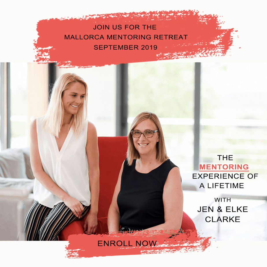 Mallorca Mentoring Retreat with Elke Clarke and Jen Clarke September 2019 - Click this Image To Enroll