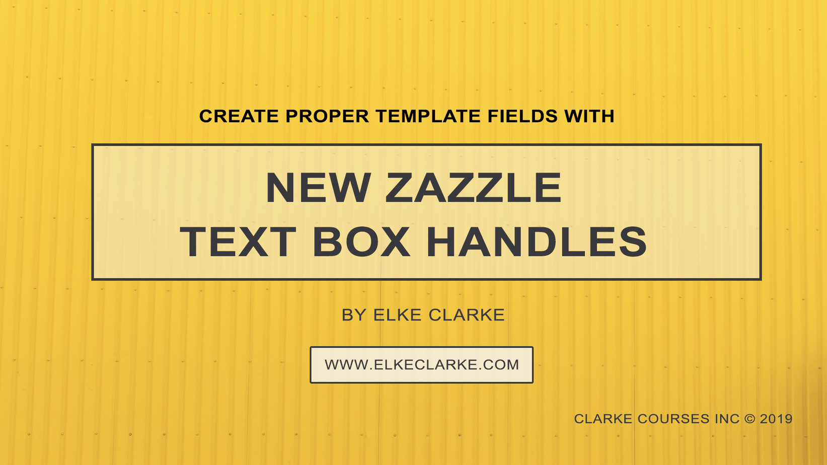 Elke Clarke | New Zazzle Text Box Handles Create Product Templates that Sell