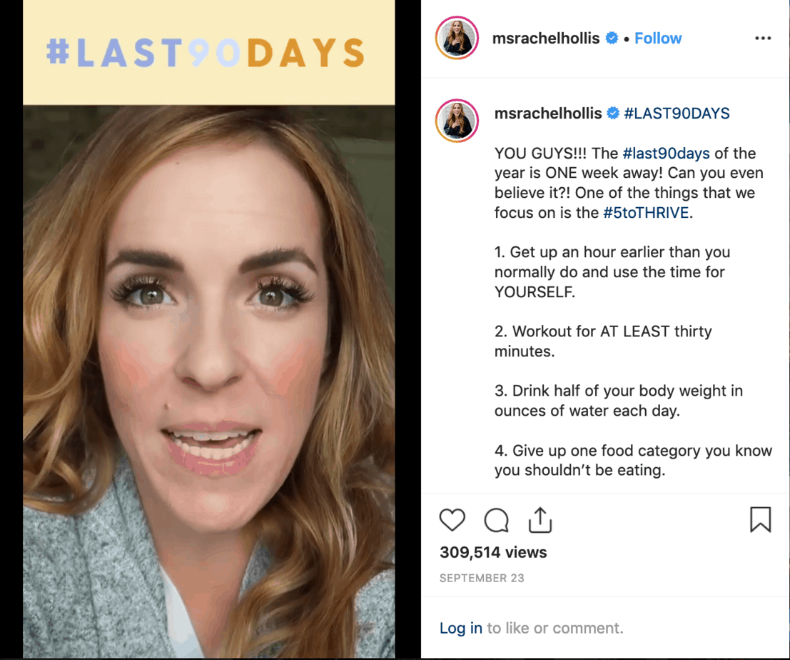 Thank you Rachel Hollis for inspiring us to do the #Last90Days Challenge! 