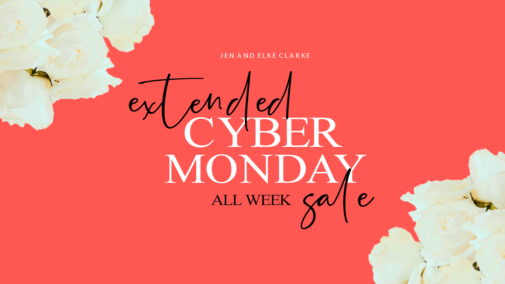 Cyber Monday Week Sales with Jen and Elke Clarke