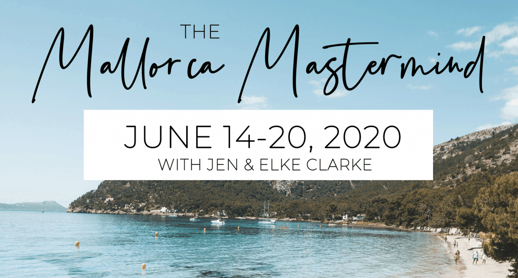 The Mallorca Mastermind with Jen and Elke Clarke June 14th-20th 2020. 