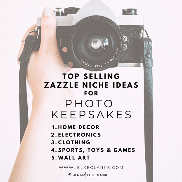 popular best selling Zazzle Niche ideas for Photo Keepsakes from Top Zazzle Sellers Jen and Elke Clarke