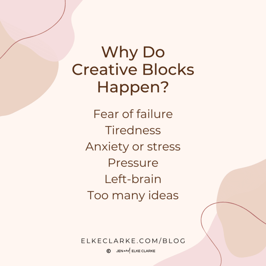 Why do creative blocks happen